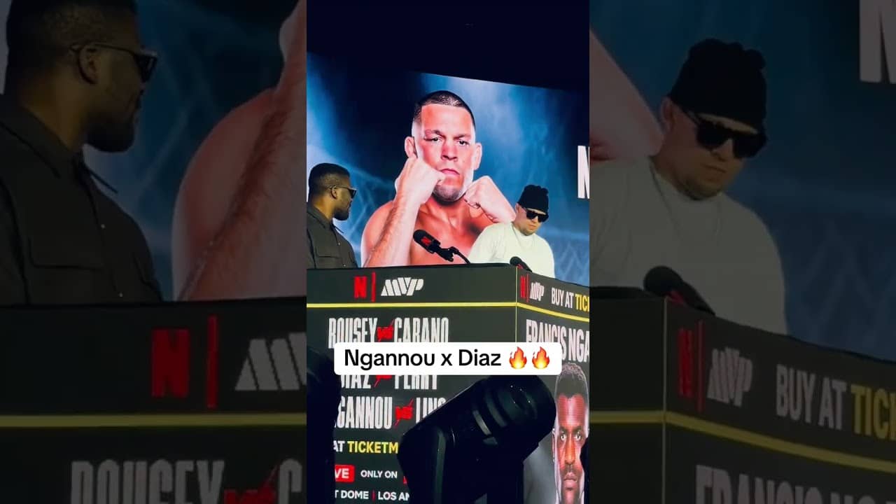 All respect between Francis Ngannou and Nate Diaz 🙌