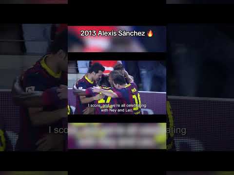 Alexis Sanchez talks about his famous goal