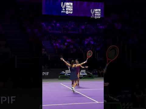 LOOK WHAT IT MEANS 🥹 Timea Babos and Luisa Stefani are semifinal bound! #WTA #WTAFinalsRiyadh