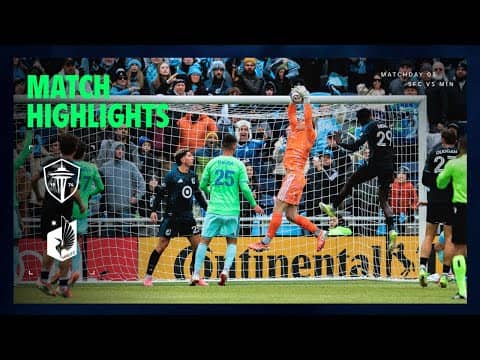 HIGHLIGHTS: Minnesota United vs. Seattle Sounders FC | March 22, 2026