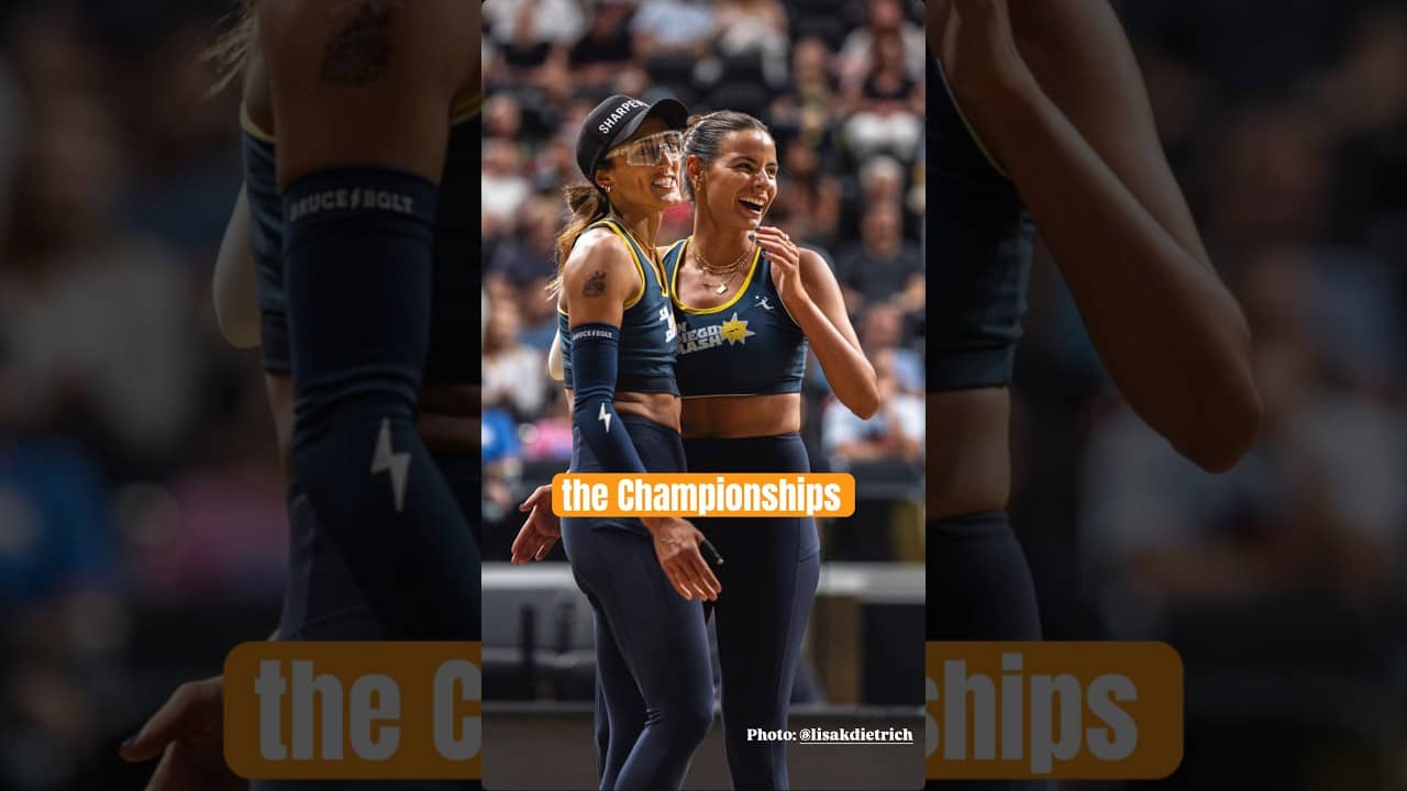 Who’s winning it? AVP crowning a new champ this weekend!! #sportsnews #volleyball #beachvolleyball