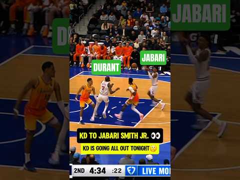 KD & Jabari going ALL OUT vs Hornets😭