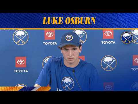 "Development Is Great In Buffalo" | Luke Osburn After Day Three Of Development Camp | Buffalo Sabres