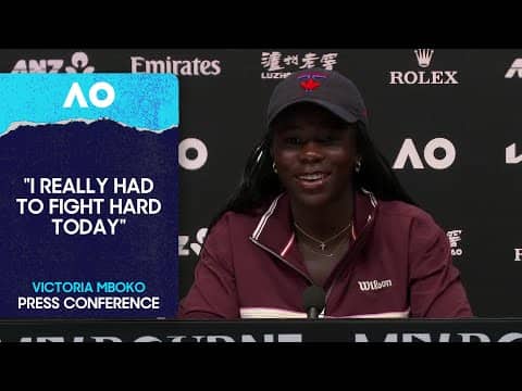 Victoria Mboko Press Conference | Australian Open 2026 Second Round