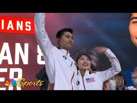 Kam/O'Shea, Chan/Howe named to U.S. Olympic figure skating pairs team for Milan Cortina | NBC Sports