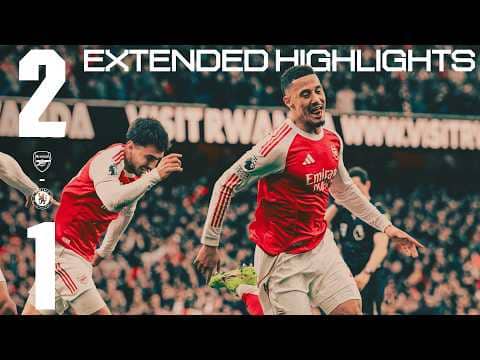 EXTENDED HIGHLIGHTS | Arsenal v Chelsea (1-4) | Saliba, Timber | Premier League