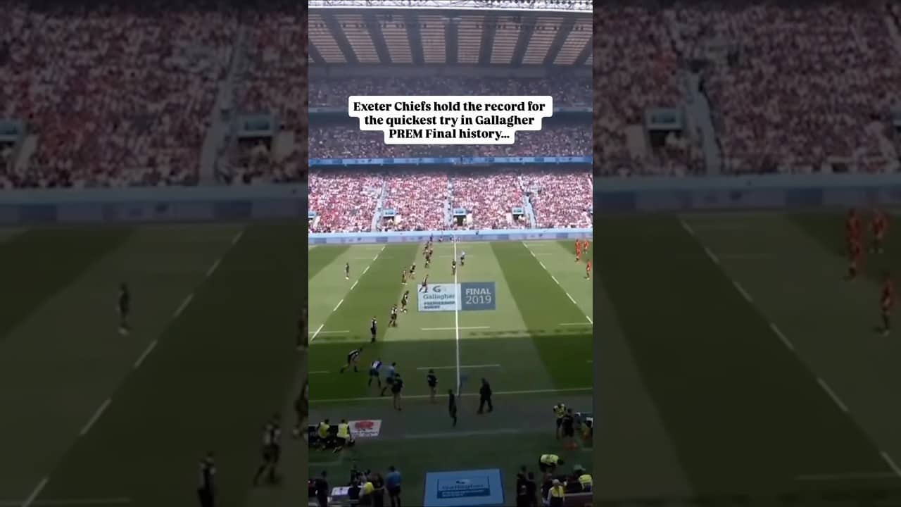 FASTEST Try In A Gallagher PREM Final!