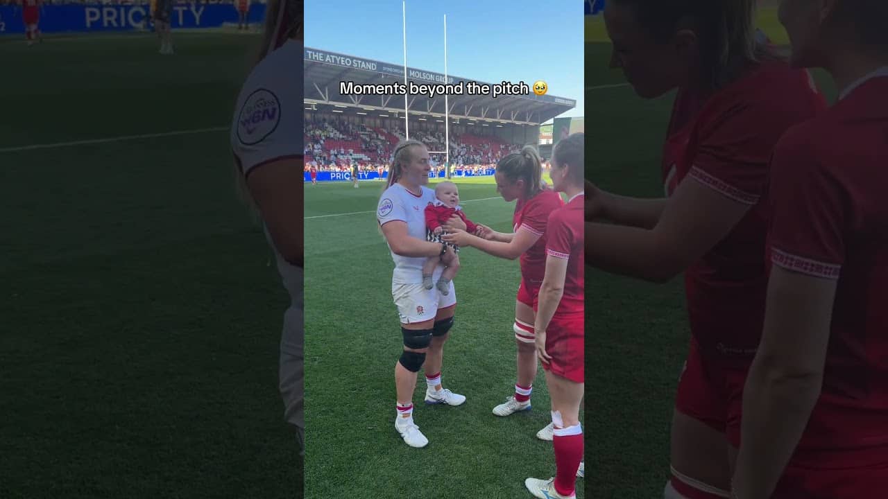 Hey Ralphie 👋🥹 | @o2ukofficial | #weartherose #englandrugby #redroses