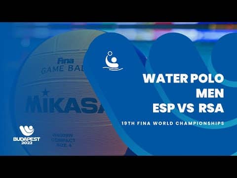 (Full Event) Water Polo | Men | ESP vs RSA | #finabudapest2022