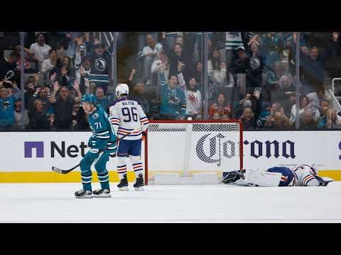 Connor Ingram Out of the Net… Macklin Celebrini Goal