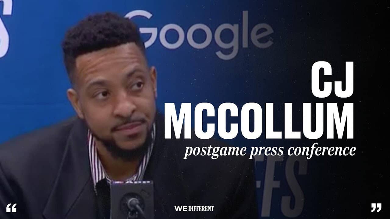 Hawks vs. Knicks Game 2 Postgame Press Conference: CJ McCollum