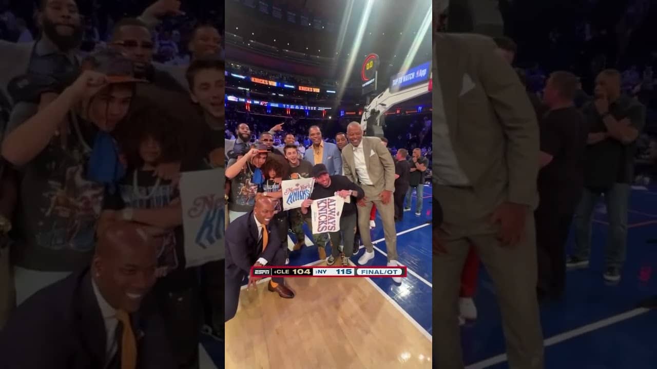Timmy said we’ll get there at halftime and the Knicks DELIVERED in OT 🔥🫡