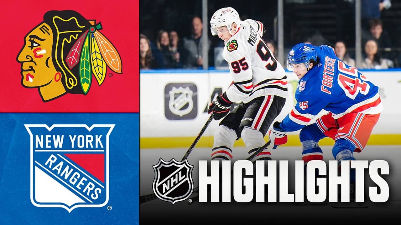 Blackhawks vs. Rangers | NHL Highlights | March 27, 2026