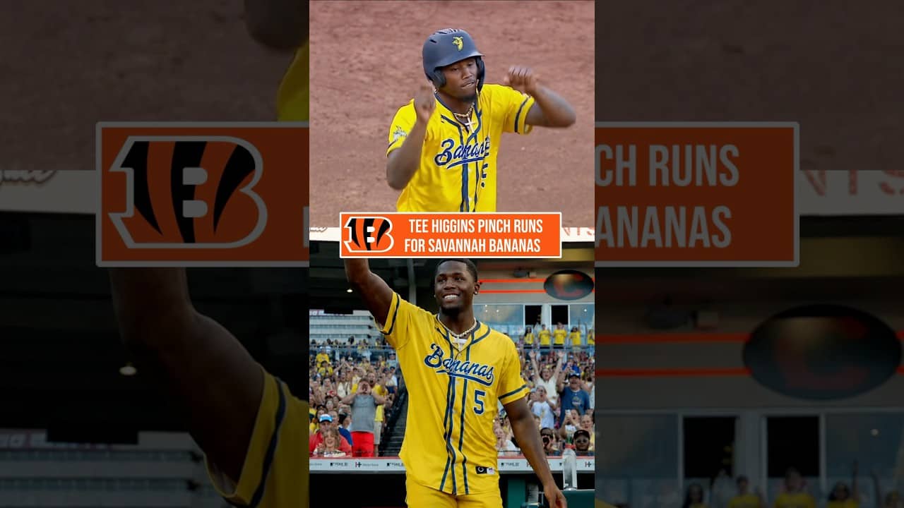 Bengals Star Tee Higgins Makes Surprise Savannah Bananas Appearance 👀