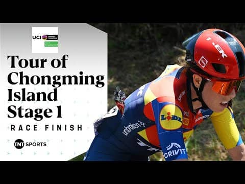 SPRINT FINISH! 🔥 | 2025 Women's Tour of Chongming Island Stage 1 Final KM's | TNT Sports Cycling