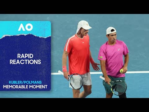 Outstanding reactions in doubles! | Australian Open 2026 Final