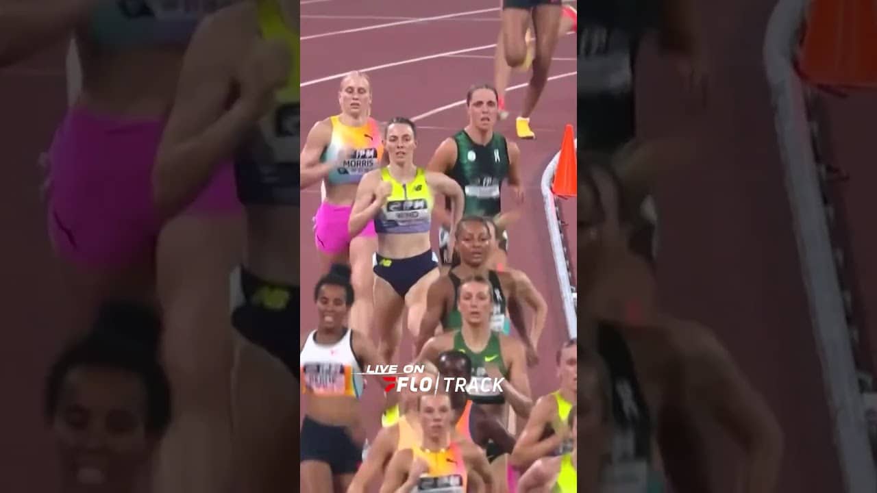 👌Perfectly executed last lap by the Aussie Abbey Caldwell