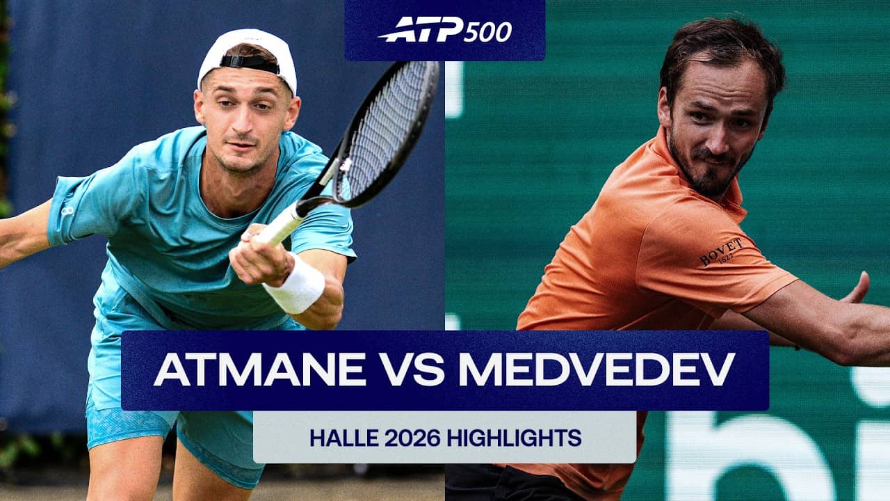 Daniil Medvedev vs. Terence Atmane Highlights | Halle 2026 Round 2