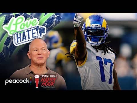 Rams' Davante Adams set for 'massive target share' | Fantasy Football Happy Hour | NFL on NBC