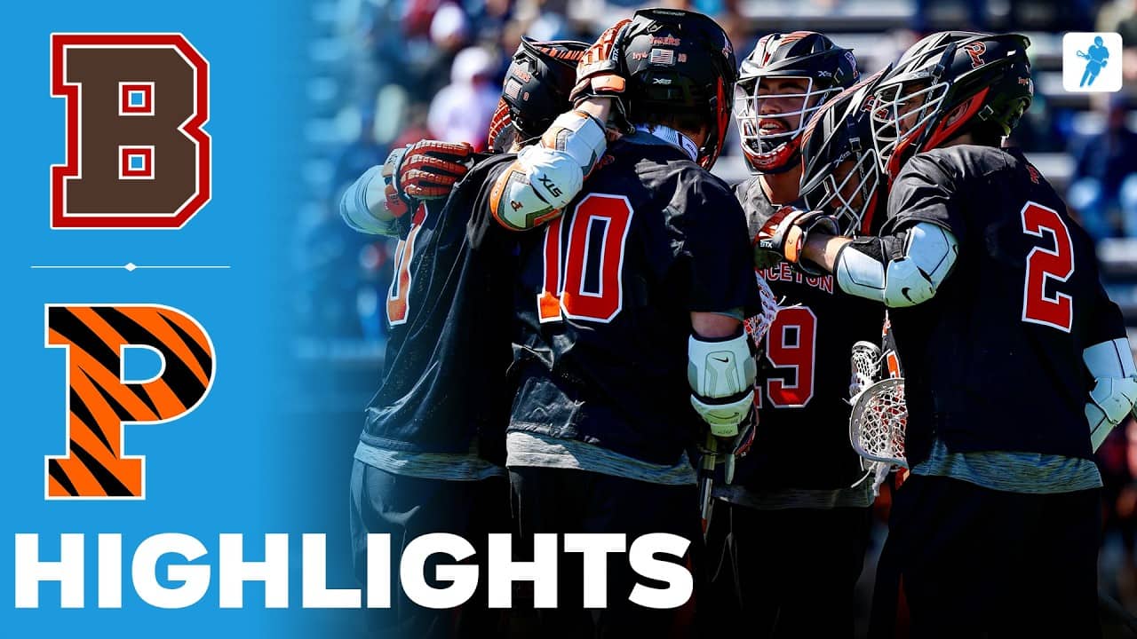 Brown vs Princeton | NCAA College Lacrosse | Highlights - March 28, 2026