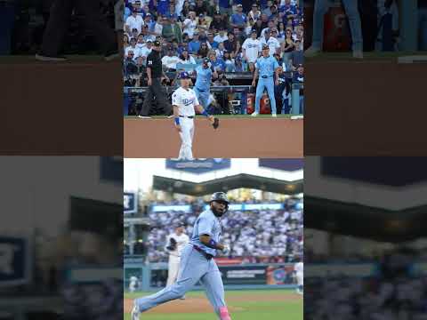 Davis Schneider and Vladimir Guerrero Jr. came out swingin' 💪 #WorldSeries