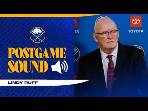 "We Had Opportunities" | Lindy Ruff After 2-1 Overtime Loss To Utah Mammoth | Buffalo Sabres