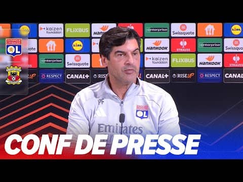 Paulo Fonseca avant OL - Go Ahead Eagles : "Prendre 3 points demain est très important"