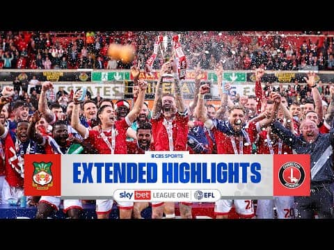 Wrexham vs. Charlton Athletic: Extended Highlights | EFL League One | CBS Sports Golazo
