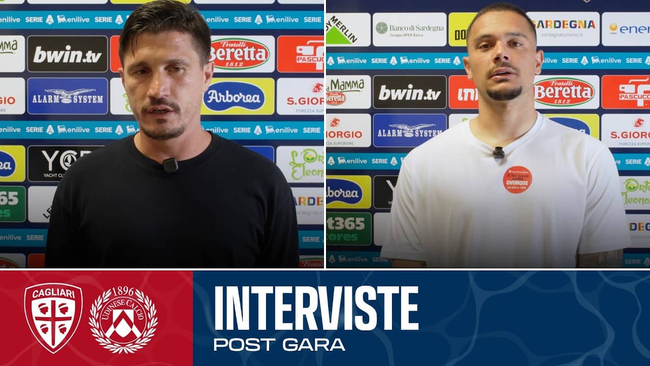 Post Gara | Pisacane e Caprile dopo Cagliari-Udinese | Serie A Enilive