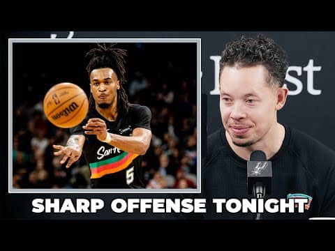 Mitch Johnson on Spurs Sharp Offense Against Bucks