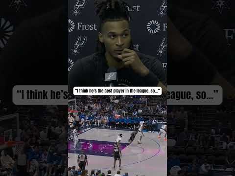 Confidence in Wemby 👏