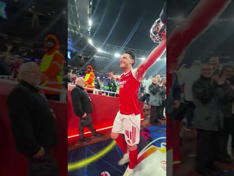 ARSENAL TUNNEL CAM AFTER REACHING CHAMPIONS LEAGUE FINAL