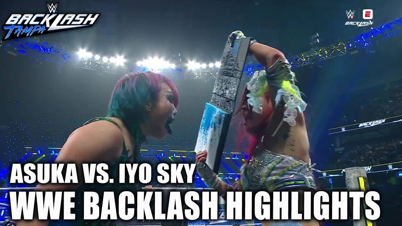 Asuka vs. IYO SKY | Backlash Highlights | WWE on ESPN