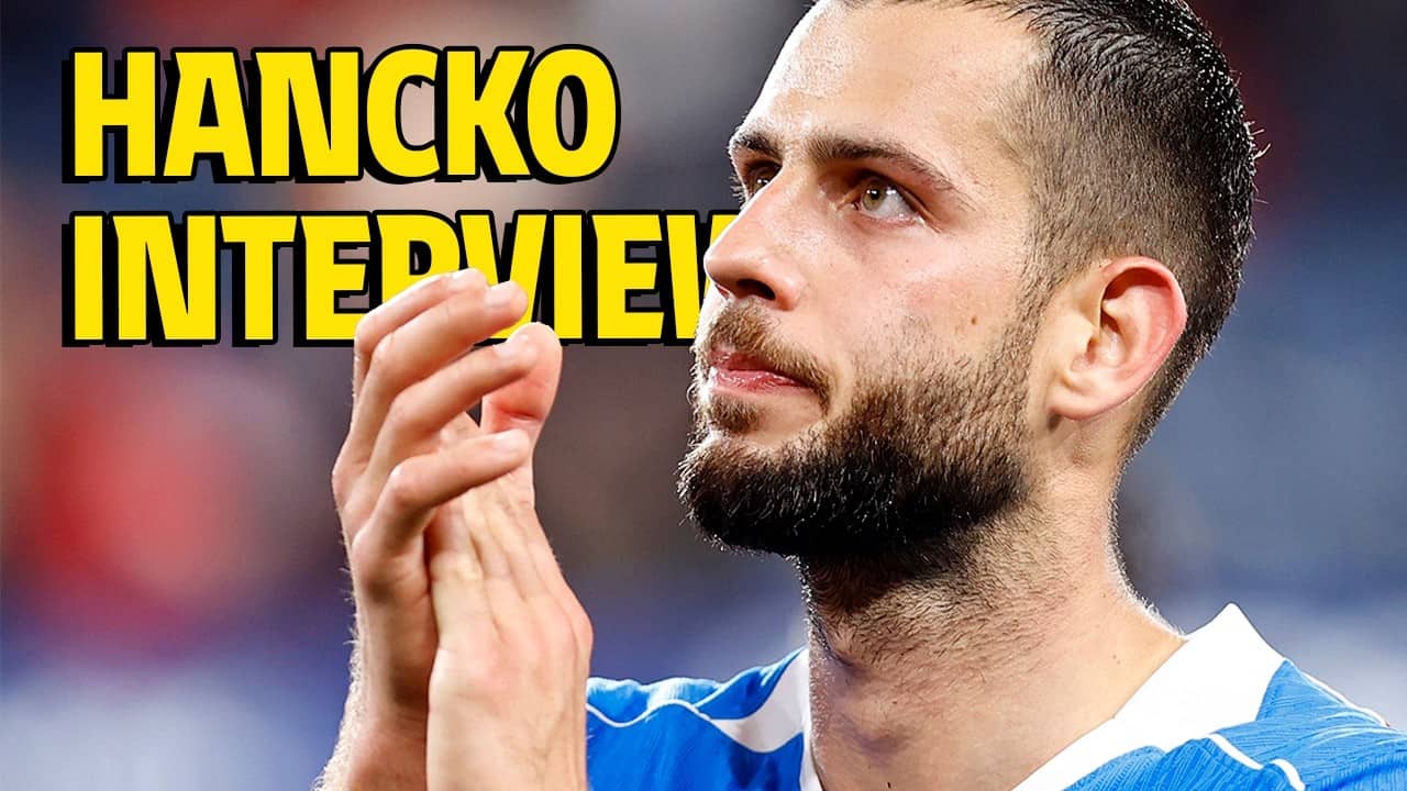 Dávid Hancko interview before Villarreal-Atlético de Madrid in #LaPreguntaMahou