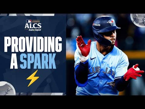 Andrés Giménez has turned it UP in the ALCS 📈 (5 hits, 2 home runs, 6 RBI in last two games 🔥)