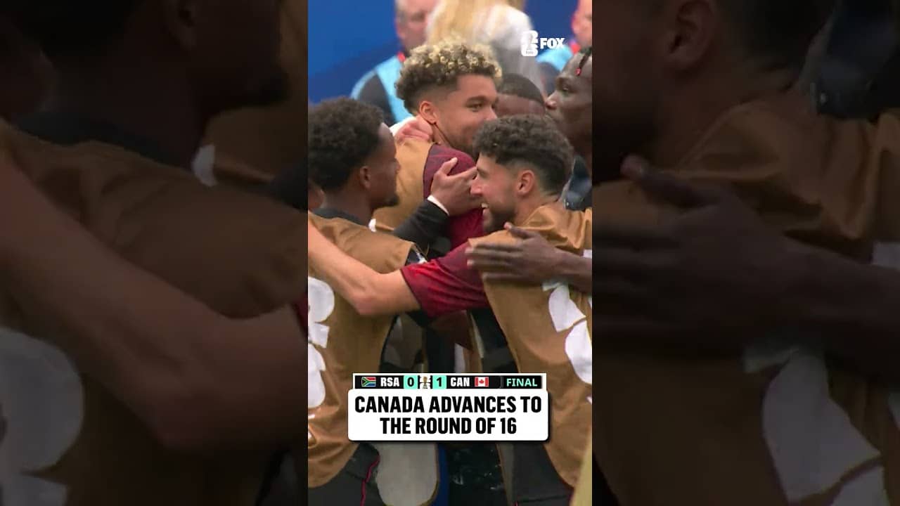 WHAT A MOMENT FOR CANADA 🇨🇦 On to the Round of 16 at the FIFA World Cup for the very first time!
