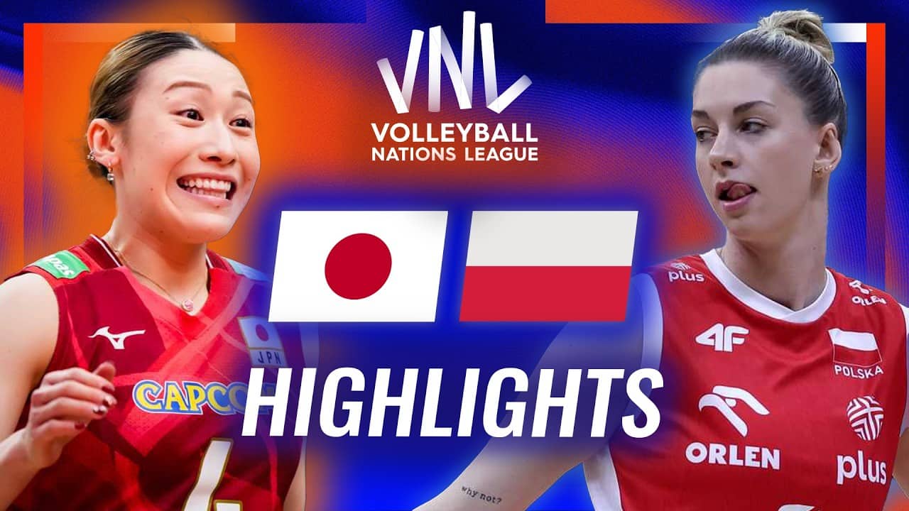 Japan 🇯🇵 vs. Poland 🇵🇱 - Highlights | Week 3 | Women's VNL 2026