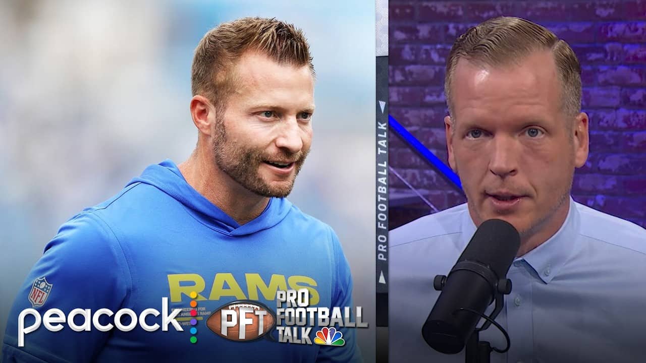 Sean McVay addresses reaction to Rams drafting Ty Simpson | Pro Football Talk | NFL on NBC