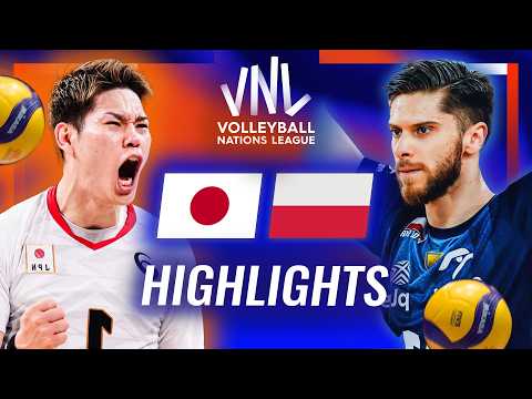 Japan 🇯🇵 vs. Poland 🇵🇱 - Highlights | Week 1 | Men's VNL 2026