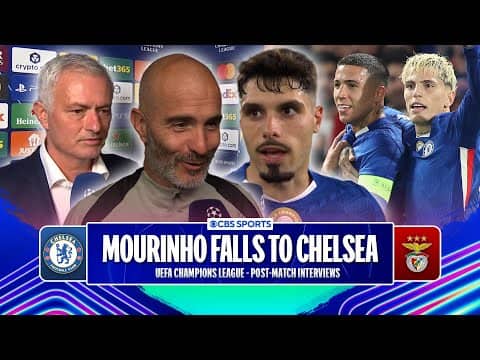 José Mourinho speaks with Peter Schmeichel after loss to Chelsea ➕ Enzo Maresca, Pedro Neto & MORE