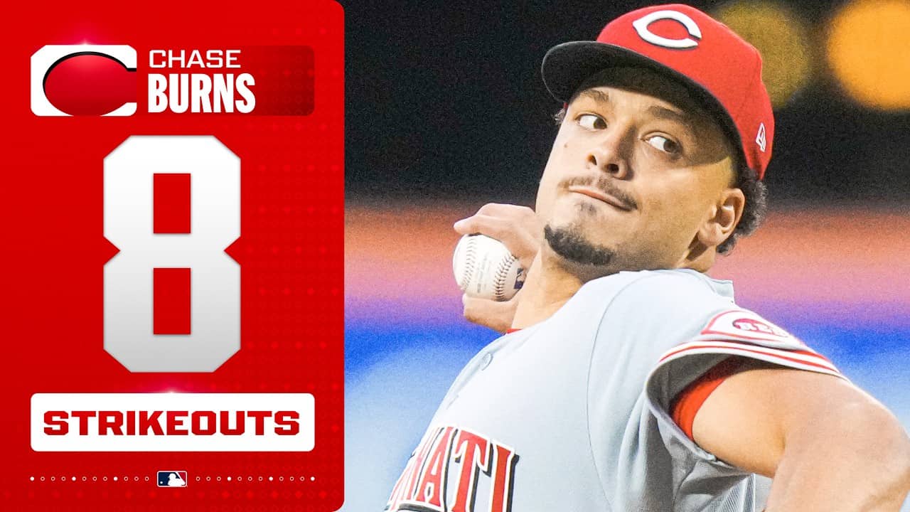 Chase Burns was EXCELLENT for the Reds! (8 strikeouts 🔥) | MLB Highlights (Reds vs. Mets)