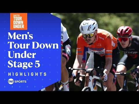 KANGAROO CHAOS 🦘 | 2026 Men's Tour Down Under Stage 5 Highlights | TNT Sports Cycling