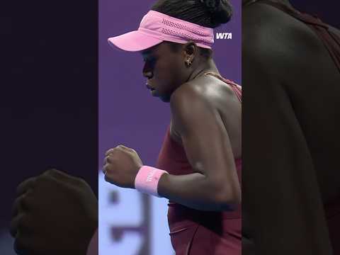 That movement from Vicky Mboko👌#QatarTotalEnergiesOpen