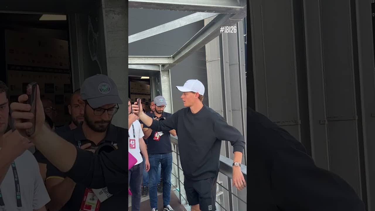 Jannik Sinner Arrives In Rome 💚🤍❤️