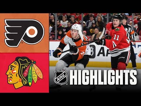 Flyers vs. Blackhawks | NHL Highlights | December 23, 2025