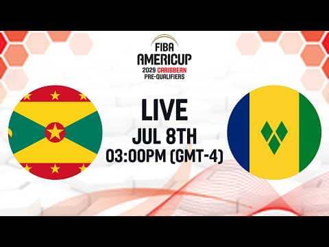 LIVE - GRN v VIN | FIBA AmeriCup 2029 Caribbean Pre-Qualifiers 2029 | Group Phase