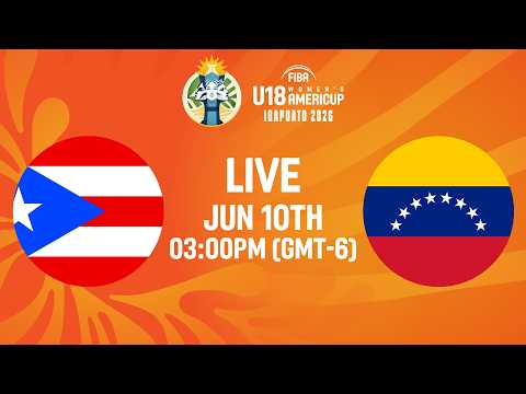 LIVE - Puerto Rico v Venezuela | FIBA U18 Women's AmeriCup 2026