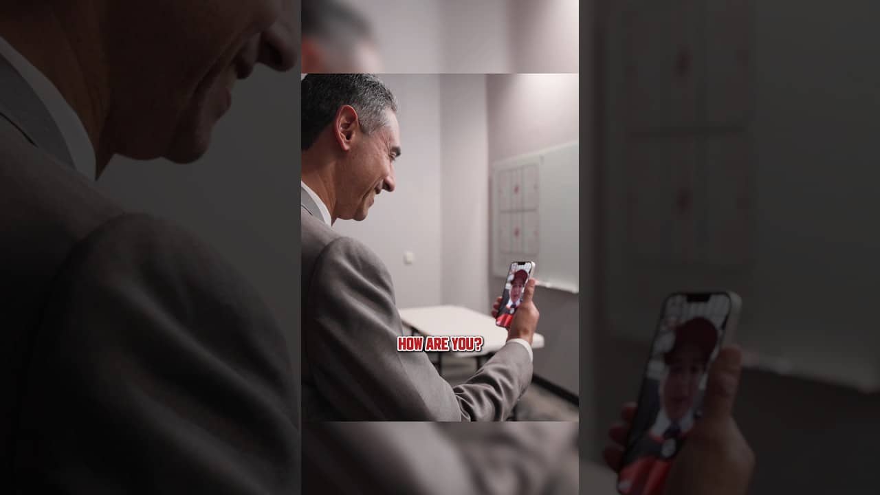 AC, boss is on FaceTime. #shorts #hockey #alexandercommand #nhldraft #nhl #sunnymehta #njdevils