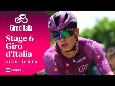 CRASHES ON THE COBBLE 🍿 | 2026 Men's Giro d'Italia Stage 6 Race Highlights | TNT Sports Cycling