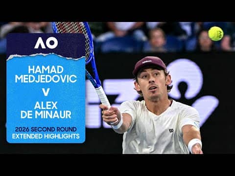Hamad Medjedovic v Alex de Minaur Extended Highlights | Australian Open 2026 Second Round